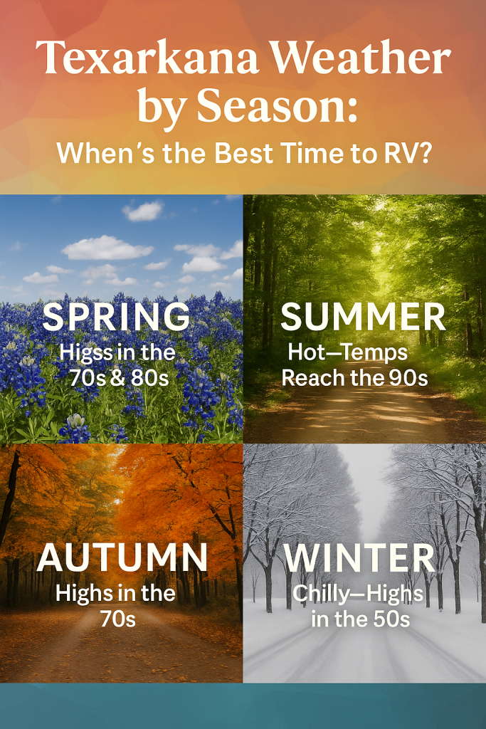 Texarkana Weather by Season When’s the Best Time to RV