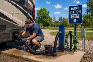 RV dump stations Texarkana