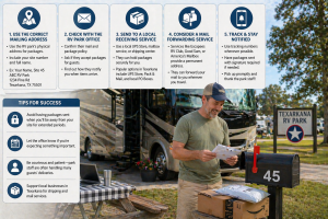 RV mail service Texarkana