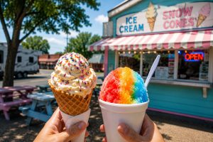 ice cream near texarkana rv park